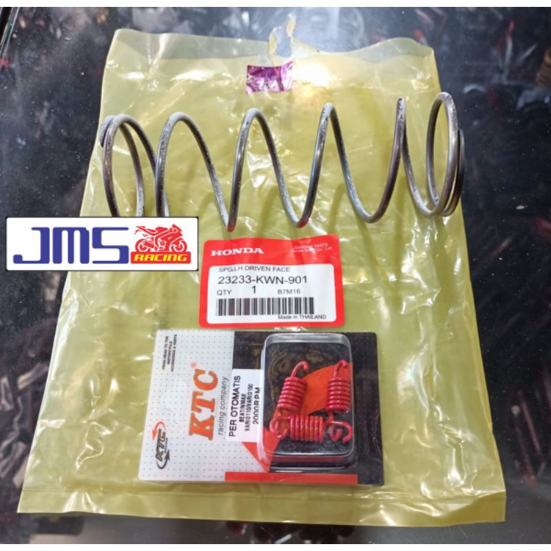 per cvt pcx thailand ori plus per ganda sentrik ktc racing 1000/1500/2000 rpm nmax aerox mio m3 xeon lexi vario125/150 pcx 150 beat Vario 125/150 freego Scoopy Genio Mio M3 soulgt 125