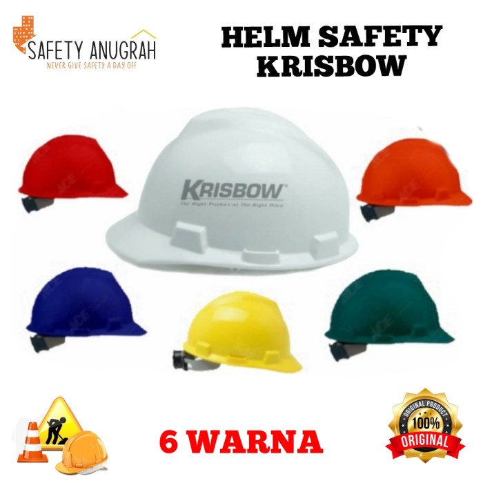 Safety Helmet Helm Safety Krisbow / Helm Proyek Krisbow