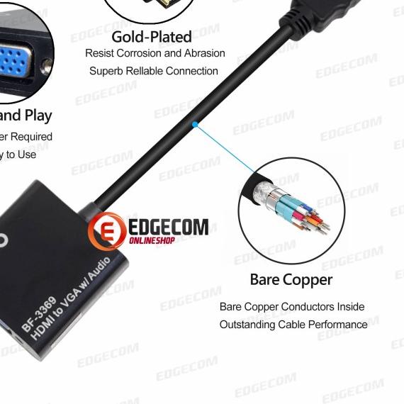 BAFO HDMI TO VGA + AUDIO BF 3369