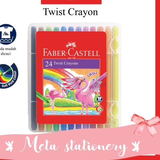 

Twist Crayon Faber Castell isi 24