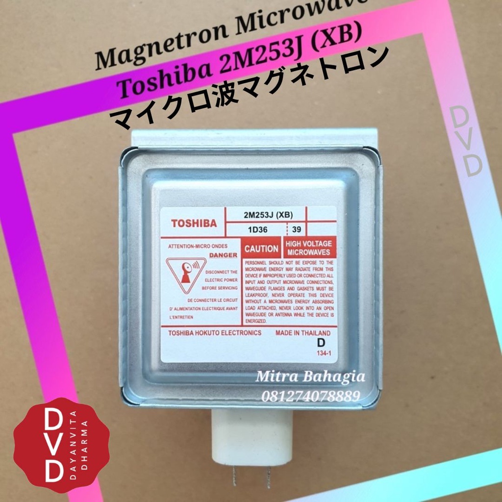 Magnetron Microwave Toshiba 2M253J - MAGNETRON MICROWAVE TOSHIBA