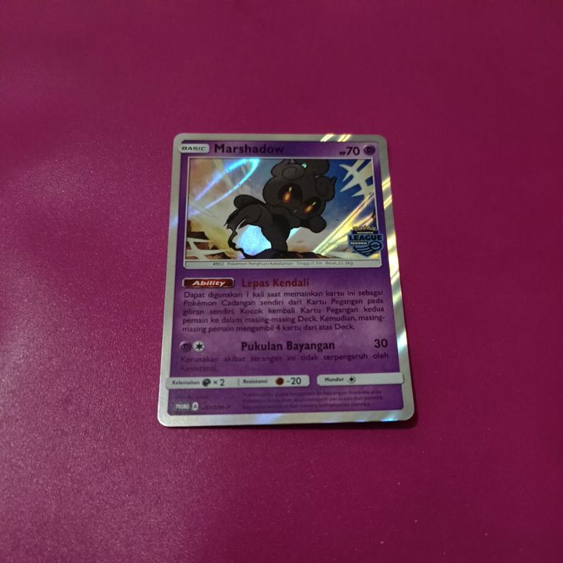 Kartu Pokemon Indonesia - Marshadow Promo Regional Indonesia / Indonesia League