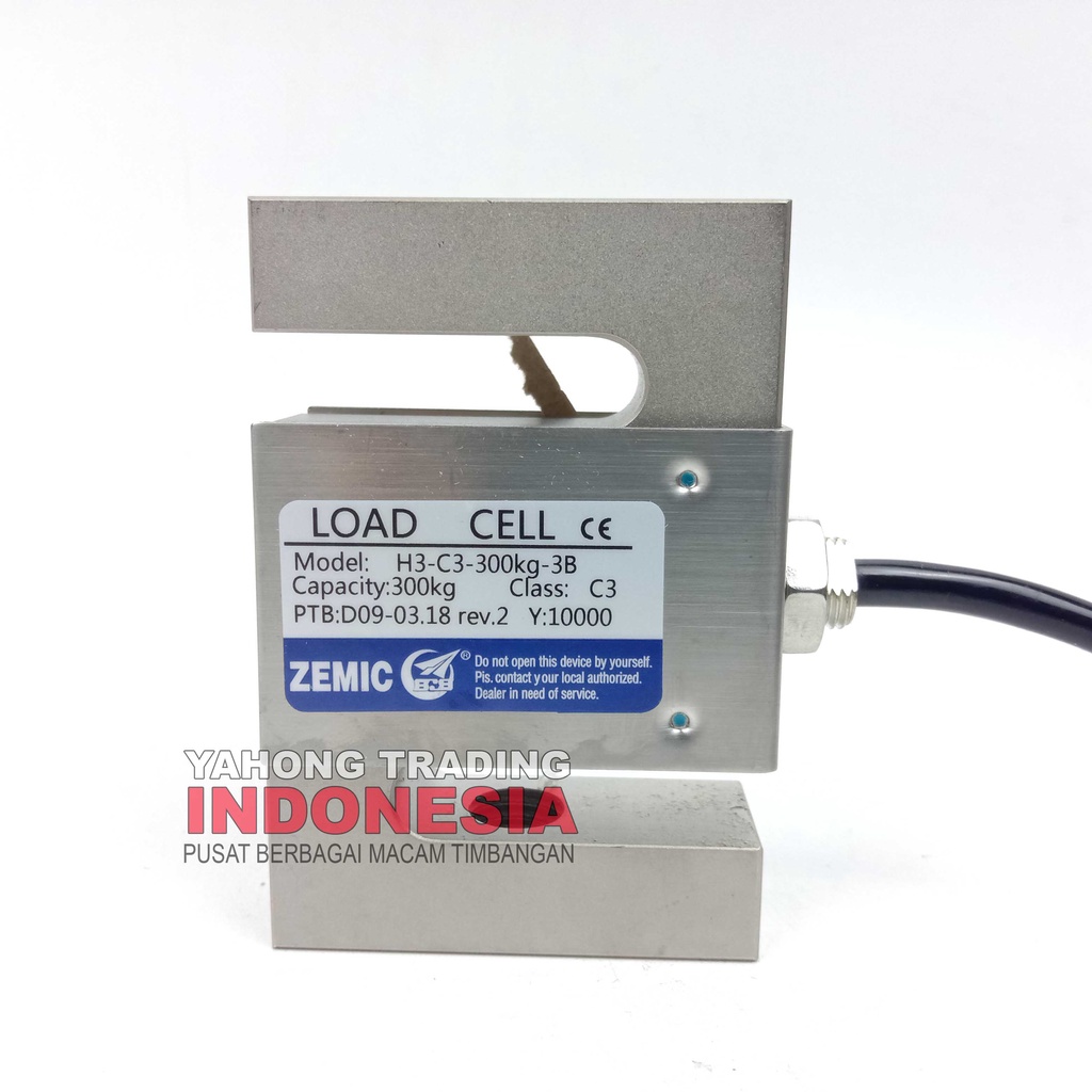 Load Cell ZEMIC H3 C3 300kg Tipe S Loadcell Sensor Berat Timbangan Digital