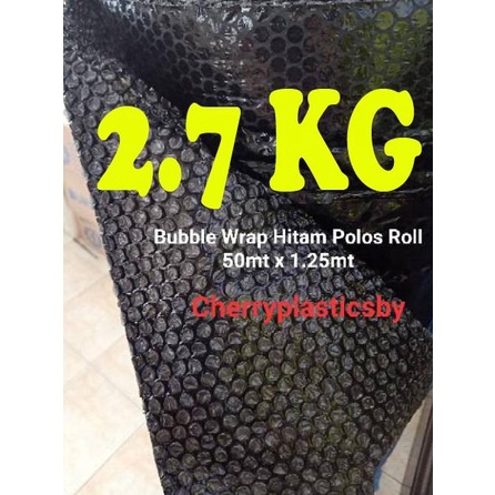

PROMO Bubble Wrap bubble HITAM roll 125cmx50m plastik gelembung PEKAT - Bening 2.7KG