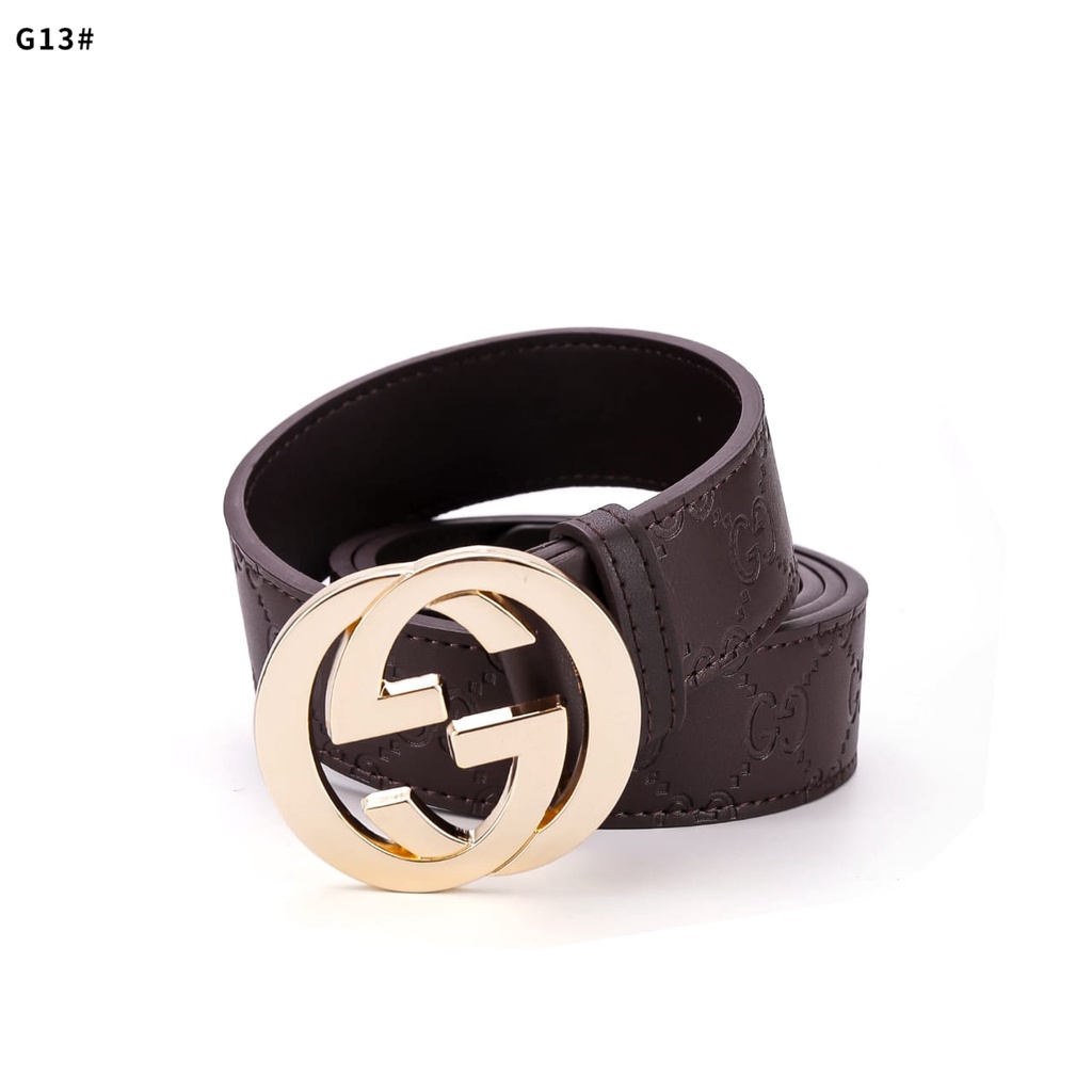 GC GG  Belt Leather Silver Hardware G12 G13 G14