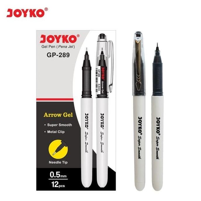 

TERMURAH Gel Pen Pulpen Pena Joyko GP-289 Arrow Gel 0.5 mm 1 Box 12 Pcs /ALAT TULIS AESTHETIC/ALAT TULIS SEKOLAH/ALAT TULIS SET/ALAT TULIS LENGKAP/ALAT TULIS ANAK/ALAT TULIS LUCU
