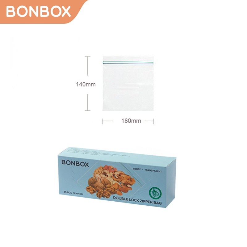 Plastik Kulkas Kantong Penyimpan Makanan Ziplock Bag - Bonbox