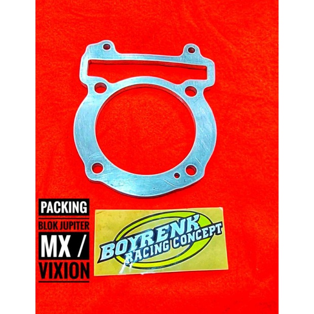 PACKING BLOCK GANJEL BLOK PACKING STROKE JUPITER MX /VIXION ALMINI 7 SD 20MM -BOYRENK RACING