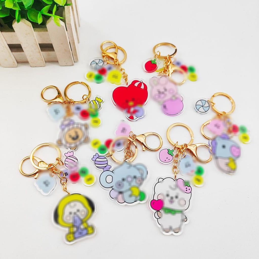 [BS] BISA COD Gantungan Kunci KPOP Key Chain - KP874