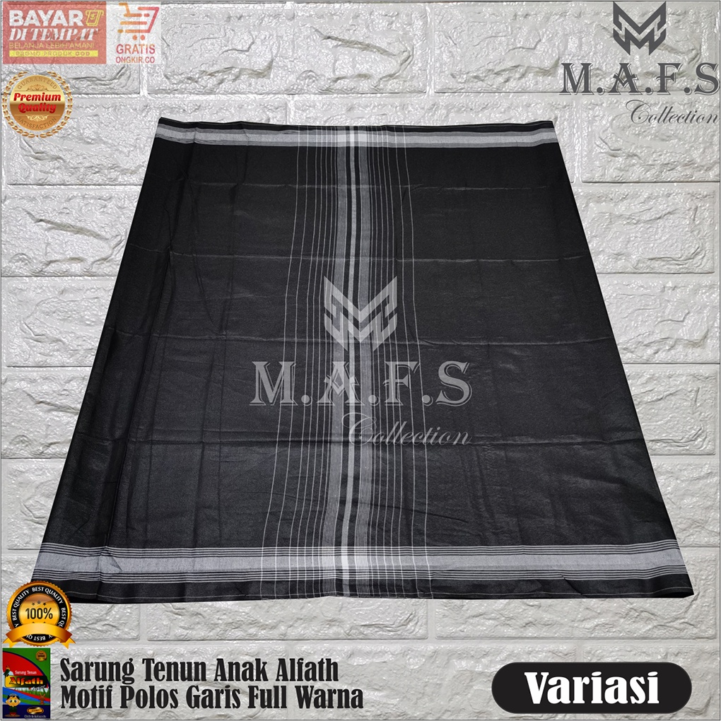 SARUNG TENUN SARUNG DEWASA &amp; ANAK MOTIF POLOS GARIS NEW