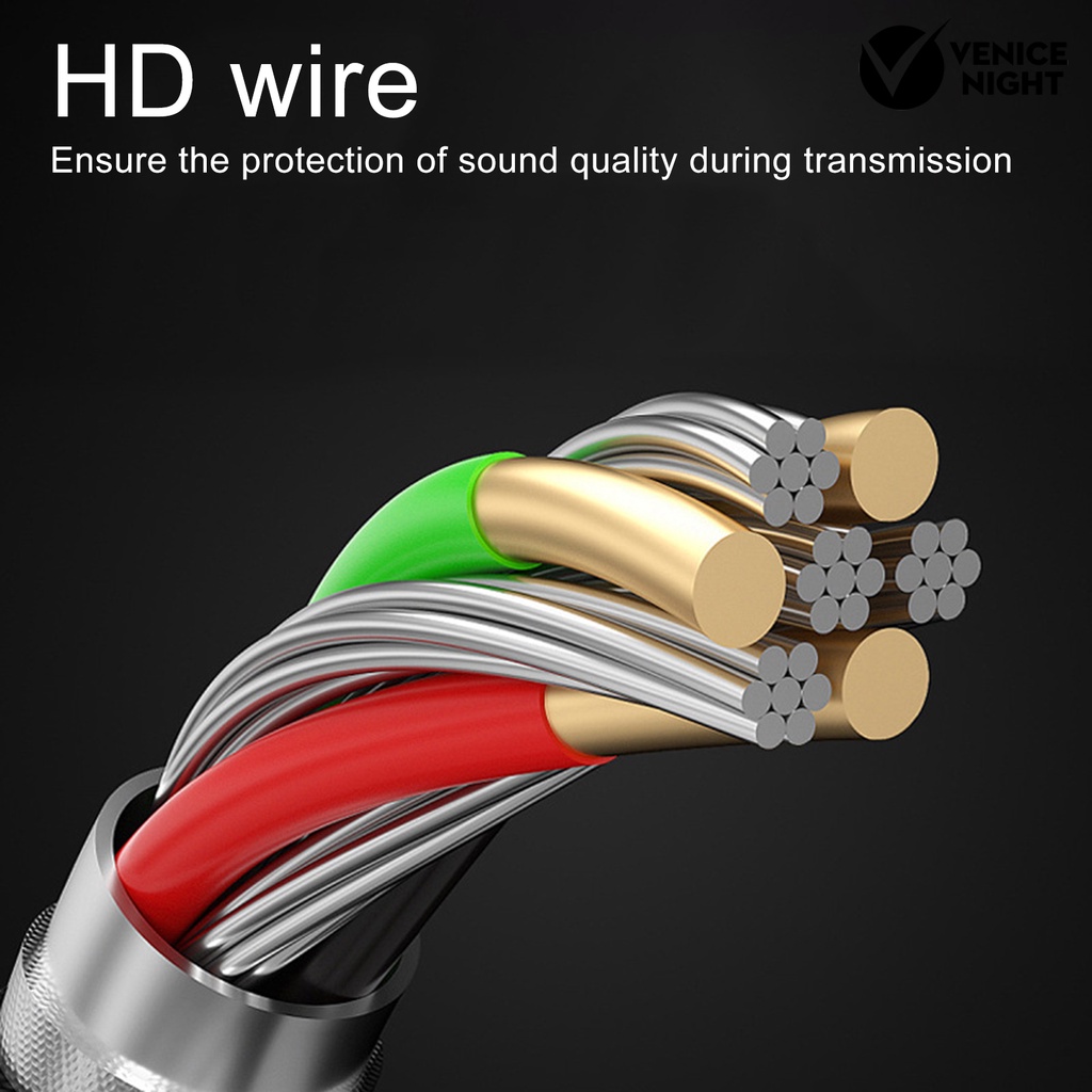 (VNEP) (Berkabel) L104 Universal 3.5mm Dynamic Heavy Bass Sport In-ear Earphone dengan Mic