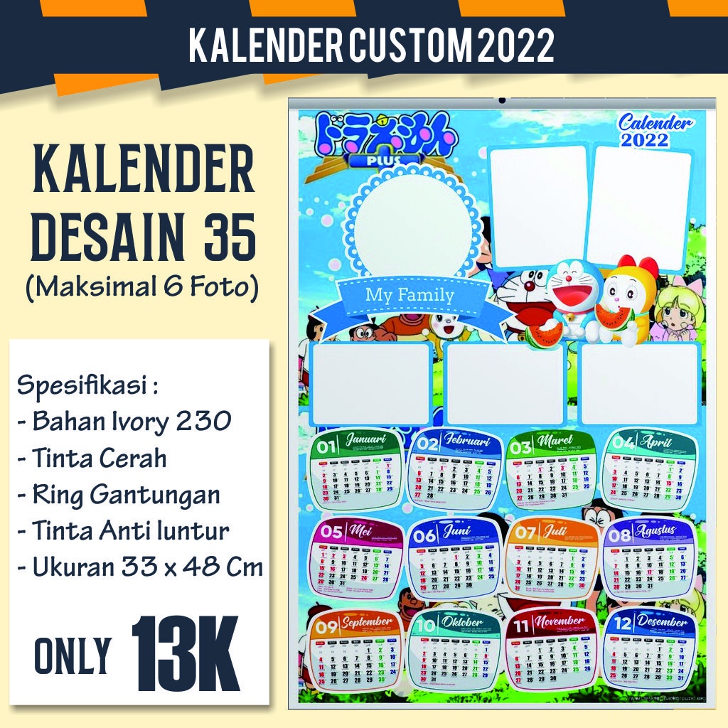 

KALENDER 2023 MOTIF CARTOON