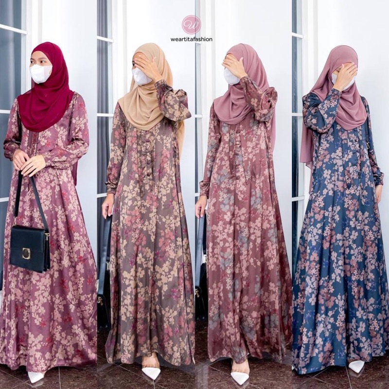 GAMIS 3D ATHIRA ORI SEKARARUM FASHION | ARMANI