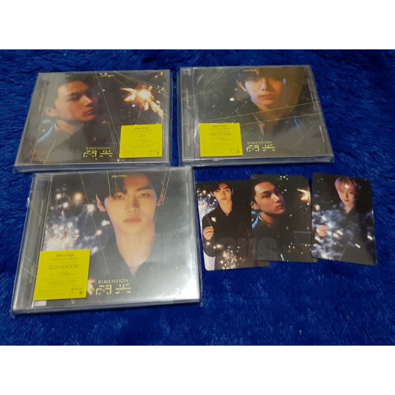 [READY] OFFICIAL ENHYPEN 2ND JAPAN SINGLE DIMENSION SENKOU SOLO JACKET LIMITED ALBUM HEESEUNG JAY SU