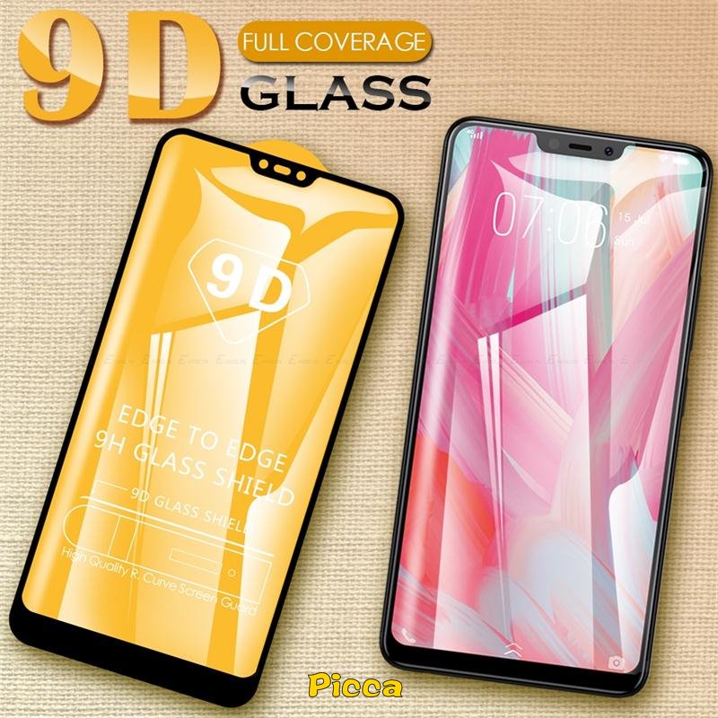 Pelindung Layar Tempered Glass 9D Untuk VIVO Y35 Y16 Y20 Y21 Y22 S1 V21E V25 Y52 Y75 V21E V23E V23 Y30 Y01 Y12 Y1E Y15 Y3 Y15 Y2S Y7S Y21S Y3G Y53