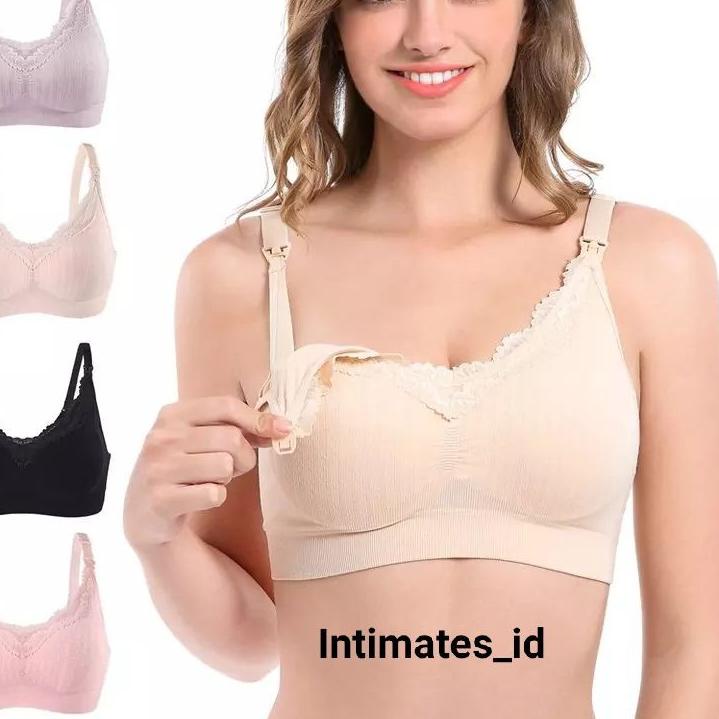 BH Menyusui Rajut Exclusive Tally W83 Bukaan Atas