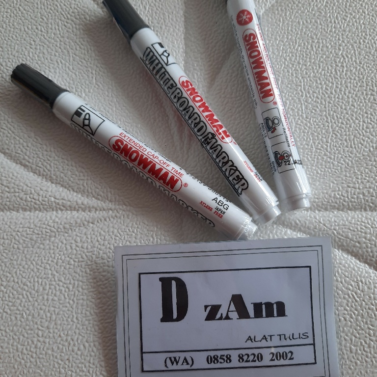 

SNOWMAN WHITE BOARD MARKER HITAM | ALAT TULIS MURAH | GROSIR ALAT TULIS | BISA COD | ATK | DZAMSTORE