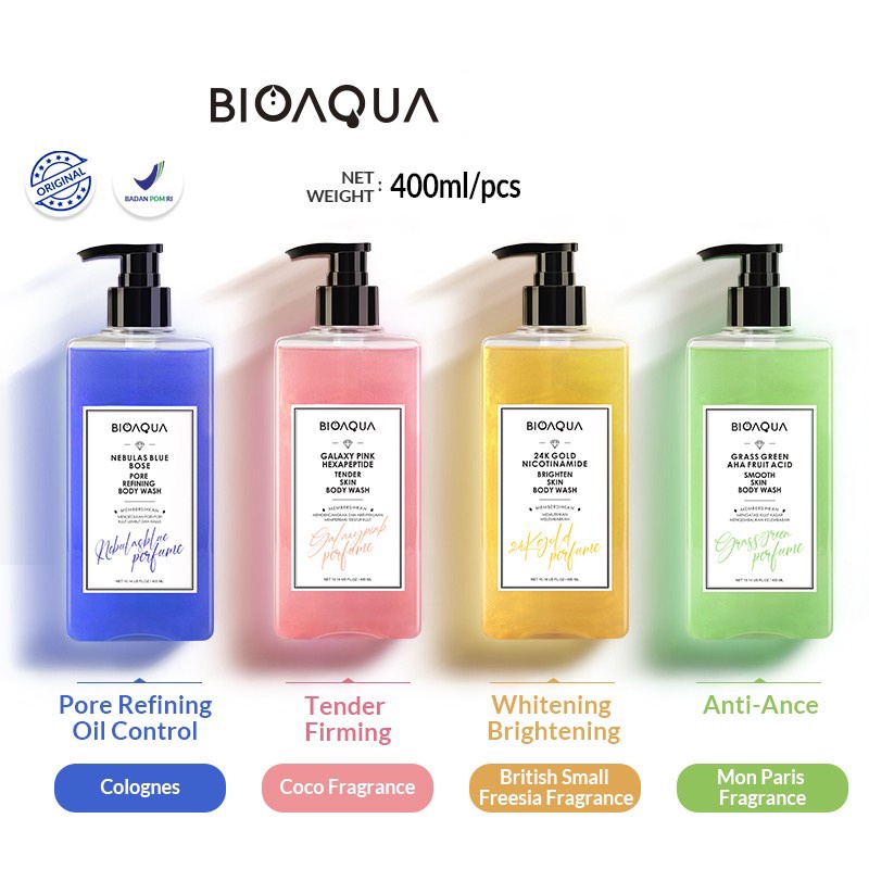 BIOAQUA Perfume Body Wash 400mL