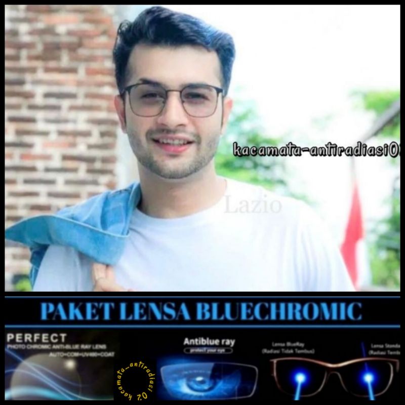 KACAMATA BLUE CHROMIC ANTI RADIASI LENSA GRATIS MINUS