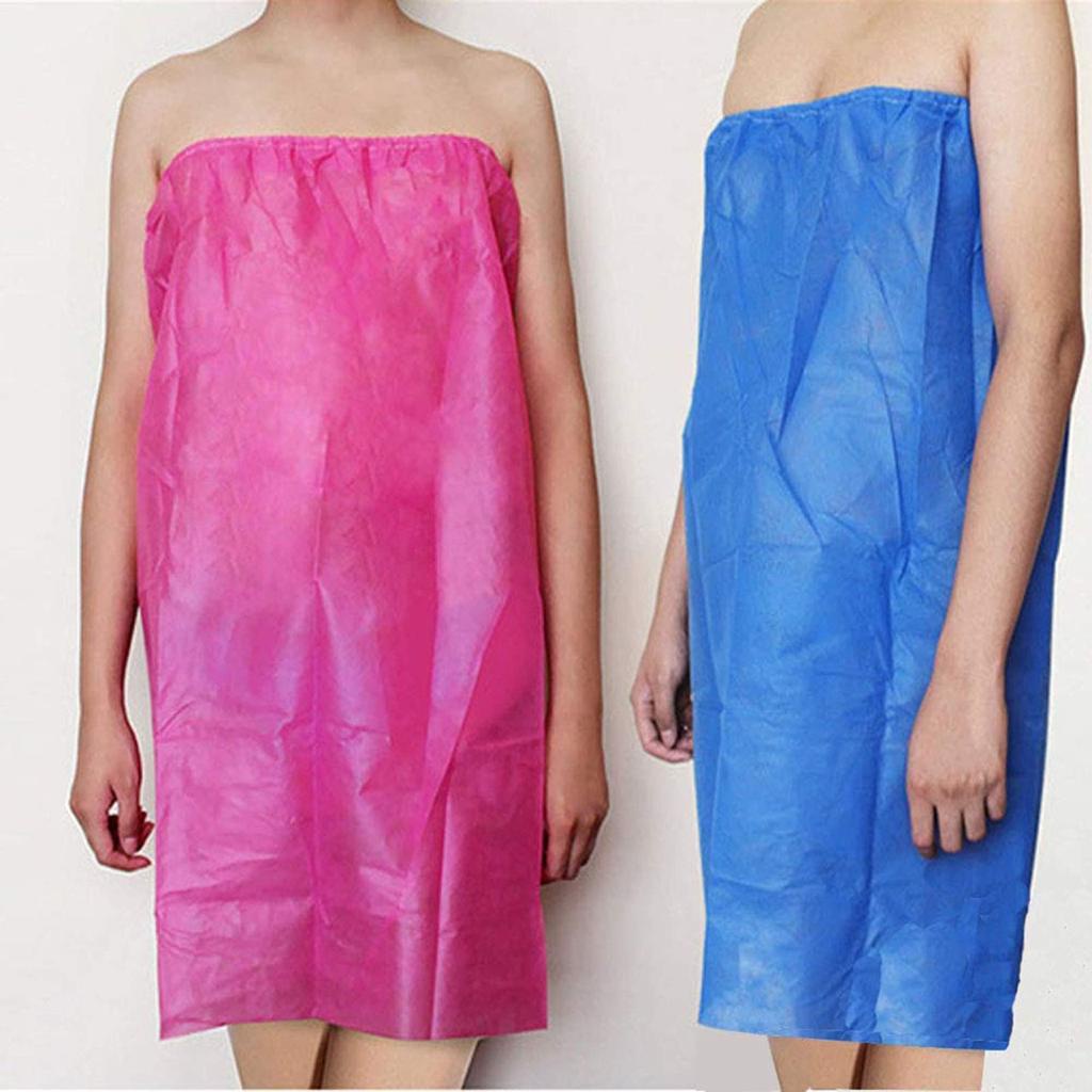 KEMBEN SPA NON-WOVEN - Disposable Gown Dress Baju Pijat Refleksi Reflexology Massage Lulur Facial Salon Kemben Atasan Rok Pendek Perlengkapan Keperluan Spa Nyaman Murah