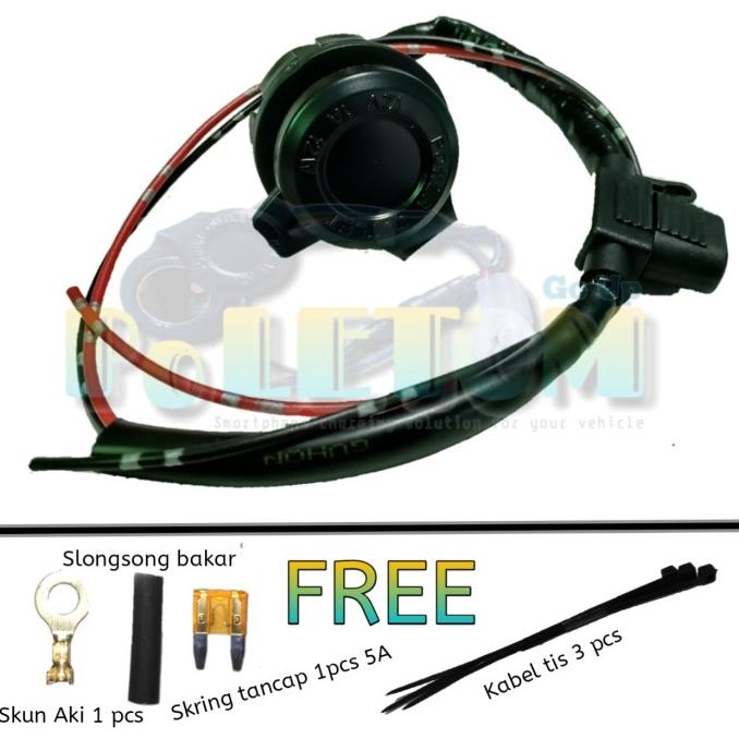 Charger Casan custom original untuk di Motor & Mobil | WATERPROOF