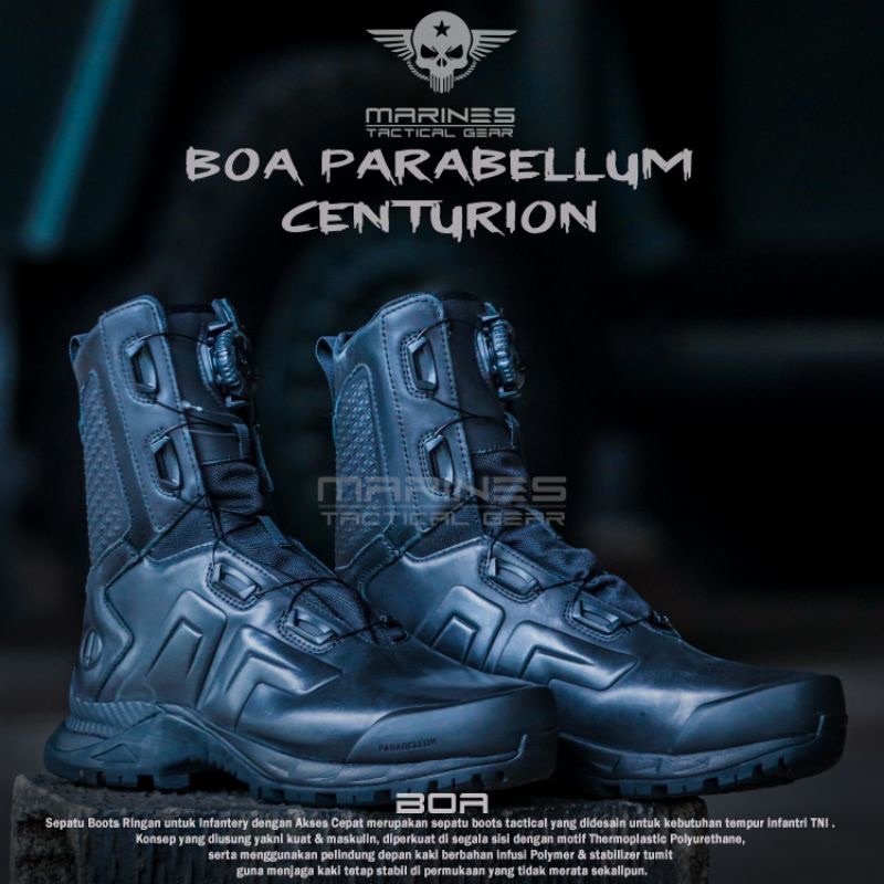 Sepatu BOA PARABELLUM CENTURION TNI POLRI