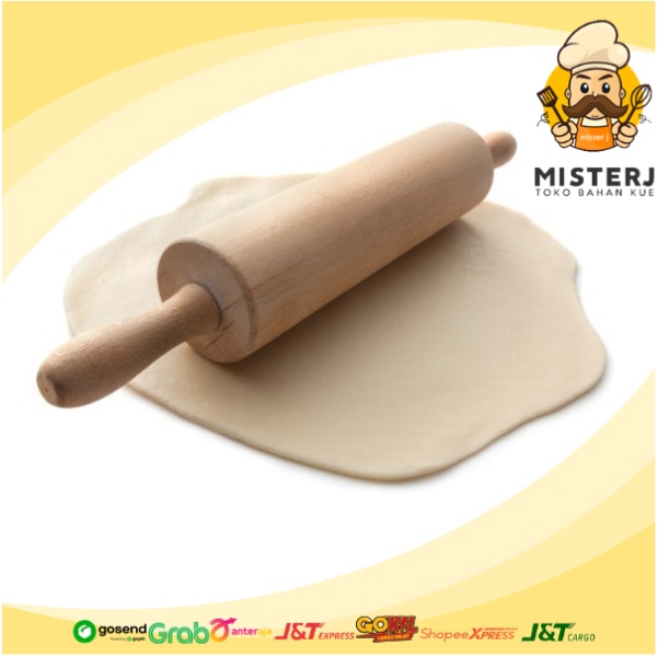 

Rolling Pin Wood | Rolling Kayu | Penghalus Adonan Kayu | Roll Kayu