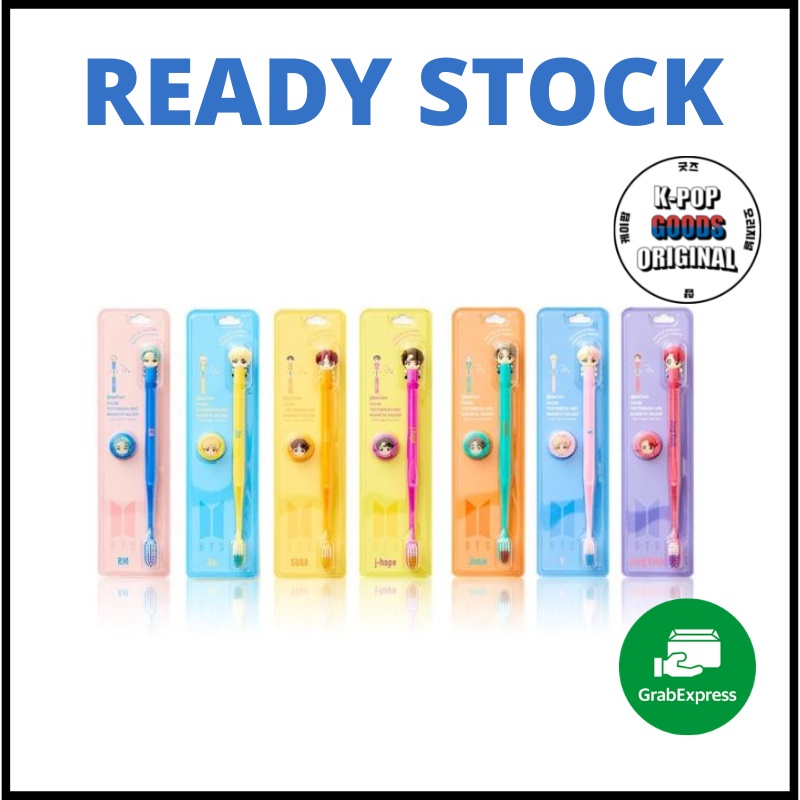 BTS Character Figure Toothbrush Set [READY STOCK]