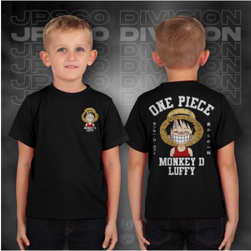 KAOS ANAK ANIME ONE PIECE MONKEY D.LUFFY TSHIRT ANIME ANAK ONE PIECE BAJU ANIME ANAK GLO 221