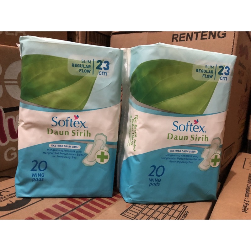 SOFTEX Daun Sirih Reguler 23 cm 20 Pads