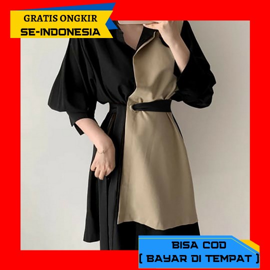 Jyacolection-Dress Natal Terbaru-Dress Wanita Terbaru-Gaun Natal Terbaru-Dress Korea-Dress Remaja-Ga