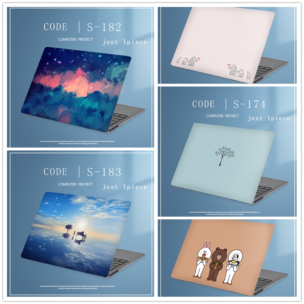 1pc Universal Bebas Potong COD Laptop Decals Colorful Marbel Laptop Decor Sticker Skin Untuk Acer Swift3 Aspire5 A615 A515 Sf315 V5-122 Full Cover Sticker