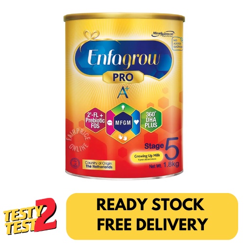 

Enfagrow Pro A+ Growing Up Milk Powder Formula - Stage 5 1.8kg