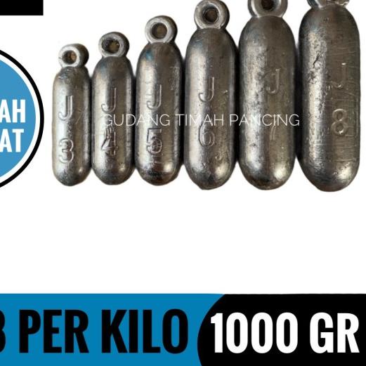 timah jantung per Kg timah pancing kiloan