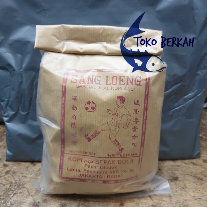 

KOPI MEDAN SANG LOENG 250GR CAP SEPAK BOLA / ROBUSTA COFFEE BIJI BUBUK