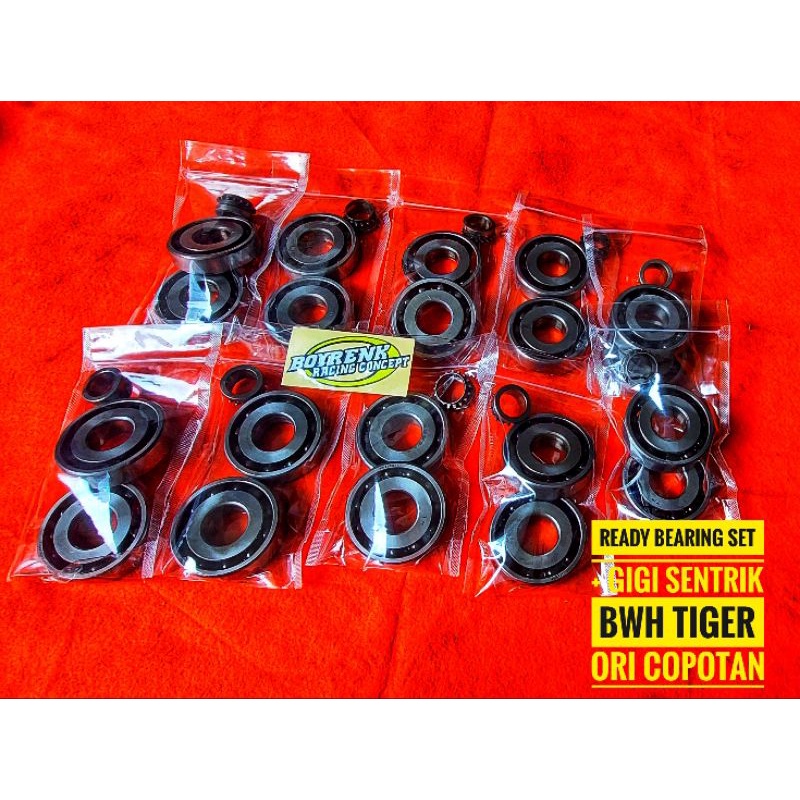 GIGI GEAR TIMING SENTRIK SET BEARINGS LAHER ASKRUK MP TIGER BAWAH ORI LEPASAN MOTOR MP/TIGER - BOYRENK RACING CONCEPT