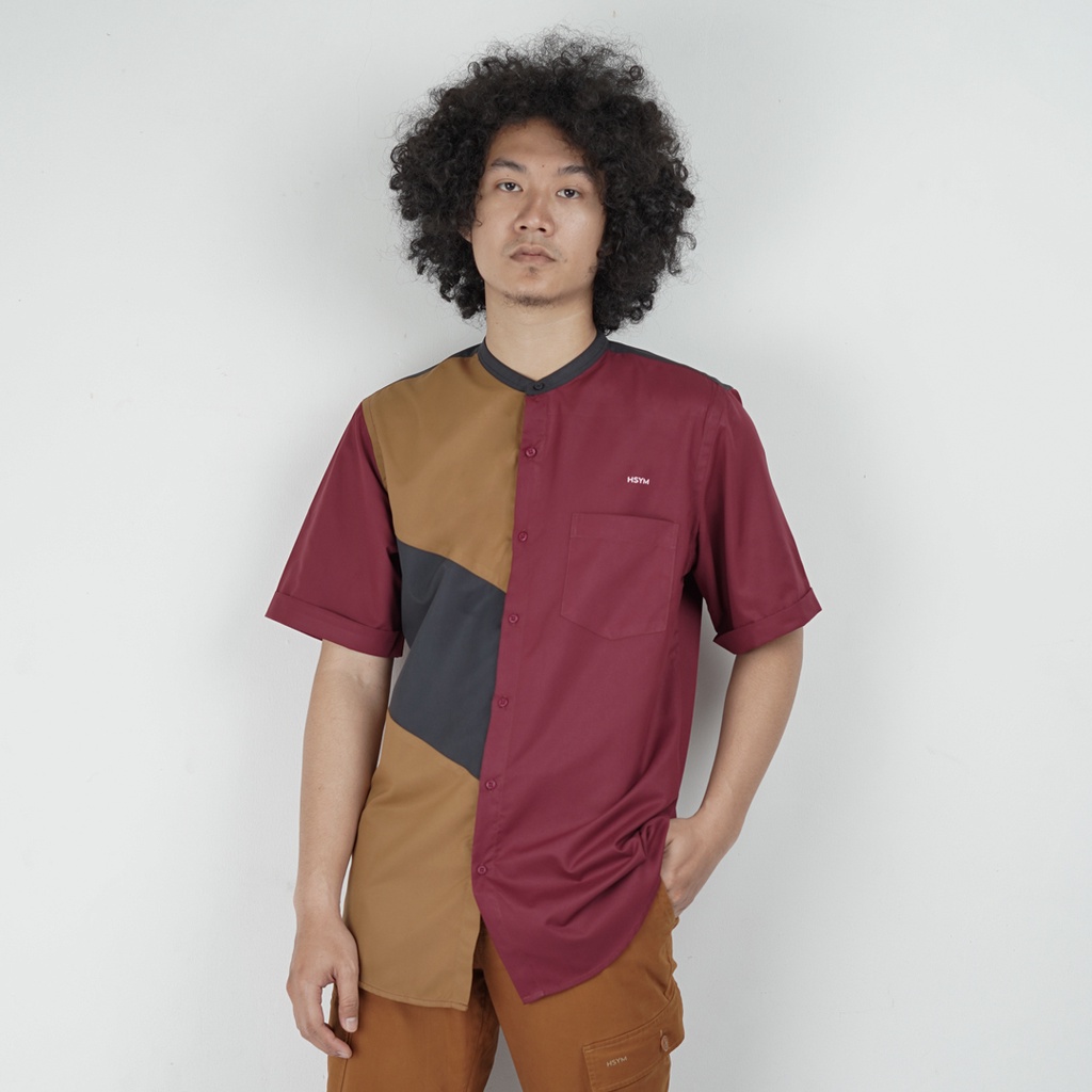 Hisyam Kemeja Pria Koko Pendek Armagan