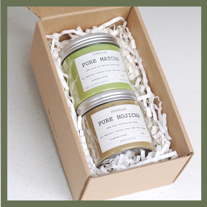 

PURE UJI MATCHA & PURE HOJICHA 100G - PAKET BUNDLE
