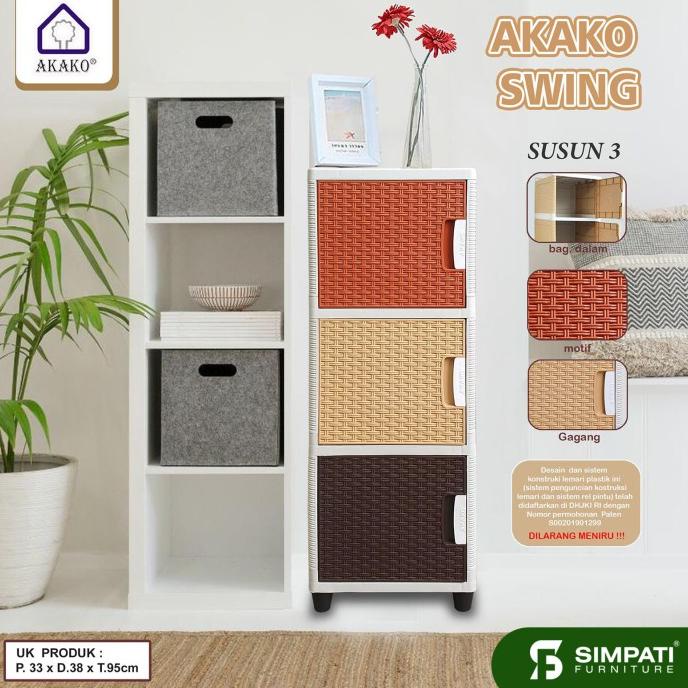 

Lemari Plastik 3 / 4 / 5 Susun stock ready