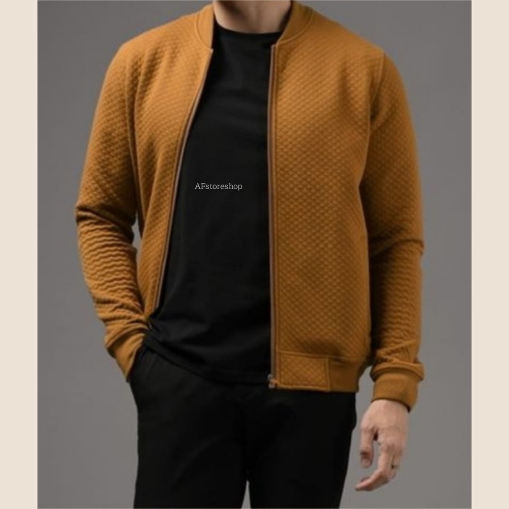 Jaket Pria Comfy Jacket Bomber Casual Size M L XL XXL