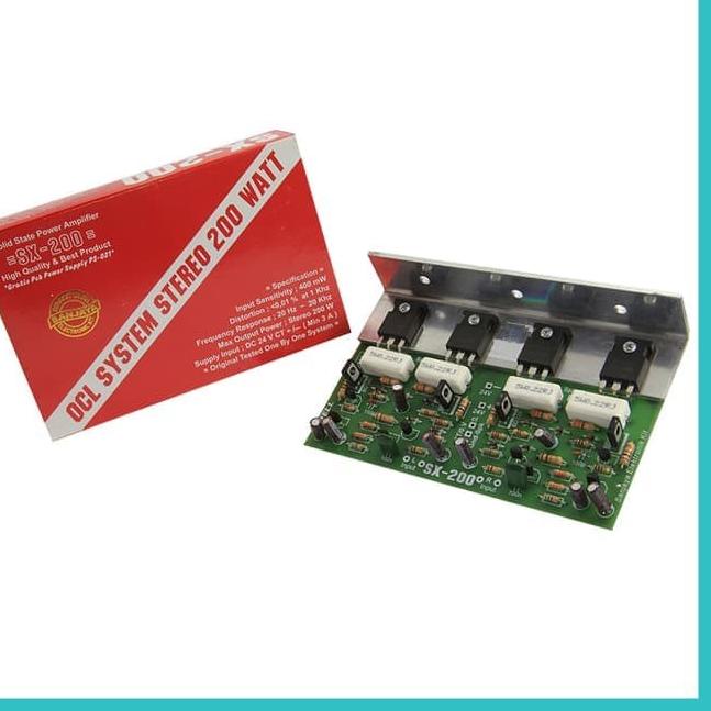 KIT POWER OCL STEREO SYSTEM 200W SX200 SX 200 SX-200 BELL BGR ASLI