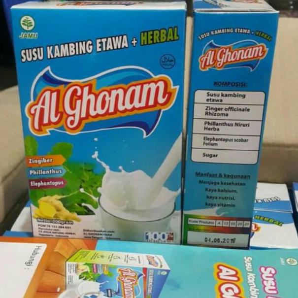 

㊥ AL GHONAM ORIGINAL - Susu Kambing Etawa Al Ghonam Rasa Vanila | Susu Kambing Bubuk Etawa + Herbal ❤