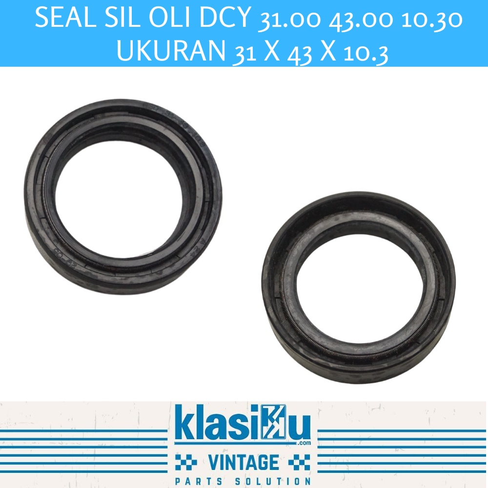 Seal Sil Oli Dcy 31.00 43.00 10.30 Ukuran 31 X 43 X 10.3 New Old Stock