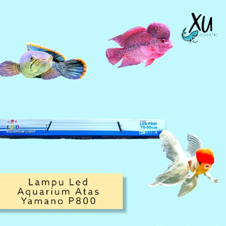 LAMPU LED YAMANO P800 12WATT AQUARIUM AQUASCAPE / YAMANO SERI P 800 ASLI !!