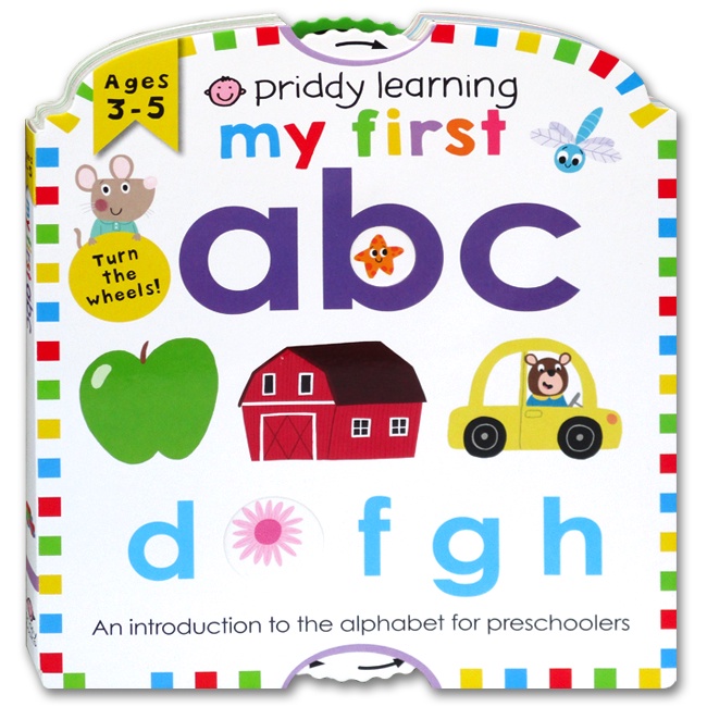 [Priddy Books] Priddy Learning My First ABC Board Book With Turn the Wheels!