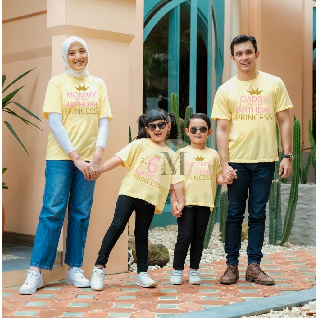 MYSTIQUE.ID-BAJU KAOS OF THE BIRTHDAY PRINCESS T-SHIRT LUCU DAN AESTHETIC