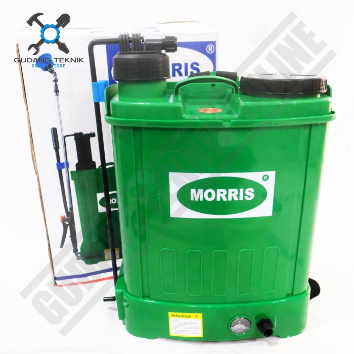 Sprayer Hama Elektrik 13.3L 2in1 MORRIS / Alat Semprot Semprotan Obat Hama Elektrik Manual 13,3 Liter MORRIS