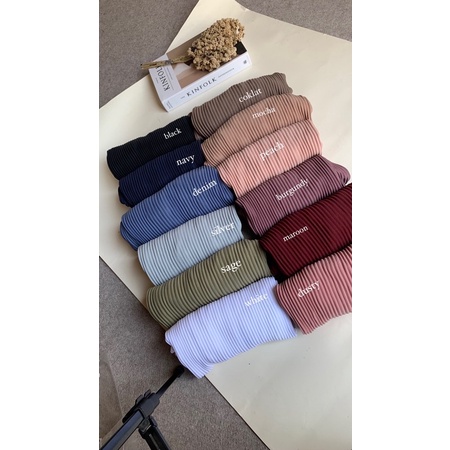 [𝐄𝐥𝐡𝐮𝐬𝐧𝐚] Sasa Skirt Rok Wanita Plisket Lidi Span Ootd Premium H Line