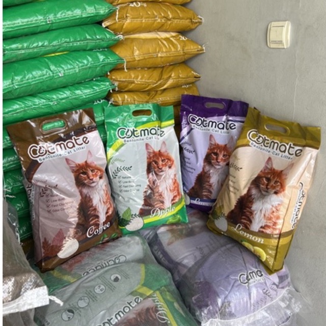pasir kucing gumpal wangi catmate cat mate 10L