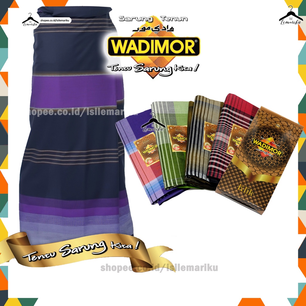 Sarung Tenun Laki Laki WADIMOR KLIK HORISON Dewasa